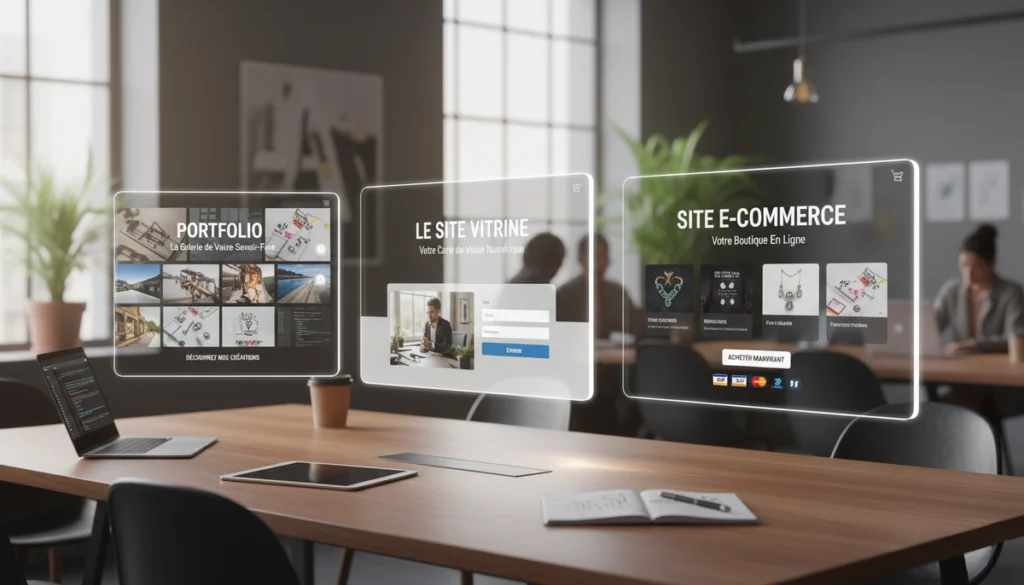 Site vitrine, e-commerce ou portfolio : Lequel choisir pour votre activité ? 1 choisir son site web five5star