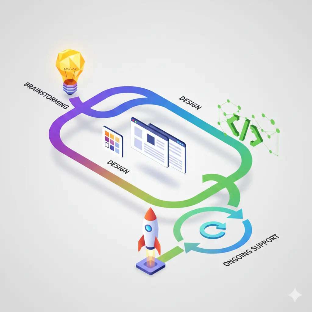 Webdesigner freelance Paris : le guide 2026 pour choisir l'expert de votre projet 3 processus de collaboration workflow five5star