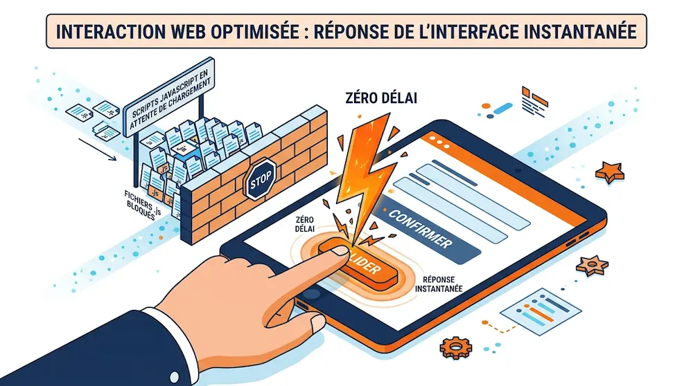 Optimisations WordPress avancées : maîtriser LCP, CLS, INP et JavaScript pour des Core Web Vitals parfaits 3 Améliorer l'INP WordPress — optimiser la réactivité JavaScript au clic