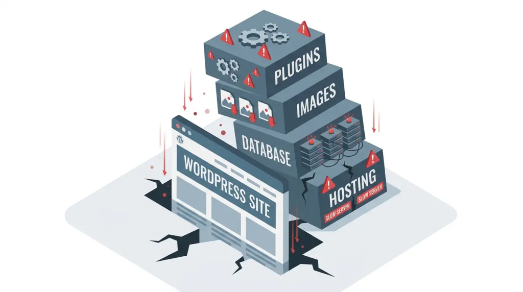 Pourquoi mon site WordPress est lent ? Causes, conséquences et premiers pas vers la vitesse 1 Les causes d'un site WordPress lent