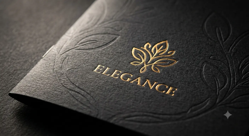 Brochure d'entreprise : le guide complet pour concevoir un support print qui convainc 4 finitions dorure gaufrage brochure luxe five5star